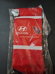 NOS ARIZONA CARDINALS NFL OFFICIALLY LICENSED CREW SOCKS LIMITED HYUNDAI PARTNER - Picture 1 of 10