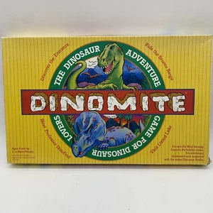 Vintage Univsersity Dinomite Dinosaur Family Board Game 1988 Made In USA - Picture 1 of 15