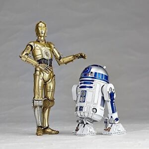 NEW Kaiyodo figure complex Star Wars REVO Revoltech R2-D2 & C-3PO Set from Japan