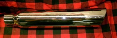 SUMMIT RACING 2.50 PUNTA DE ESCAPE INCLINADA PULIDA REDONDA SUM-690056-1 Foto 1 de 2