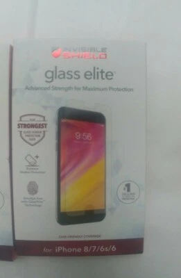 ZAGG Invisible Shield Elite+ Glass Screen Protector for iPhone 8/7/6s/6  - Image 1 of 3