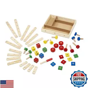 Melissa und Doug Holzbau Bauset in einer Box (48 Teile) - Bild 1 von 5
