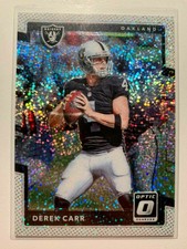 2017 Donruss Optic White Sparkle #48 Derek Carr SSP Oakland Raiders
