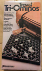 Vintage 1980 Pressman Travel Tri-Ominos Three Sided Domino Game COMPLETE