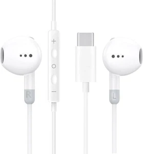 PH26 Ⓡ Écouteurs Filaires USB-C avec Micro et Contrôle du Volume - Photo 1 sur 2