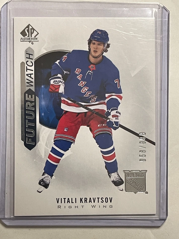 2020-21 SP Authentic Future Watch /999 Vitali Kravtsov #176 Rookie RC - Image 1 of 2