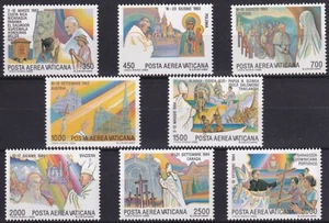 Vatican 1986 Yvert A 75/82 Pope John Paul II travels MNH VF - Picture 1 of 1