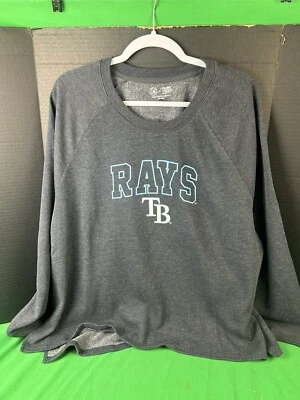 Pullover Campus Lifestyle MLB Damas Tampa Bay Rays Talla M Gris Foto 1 de 2