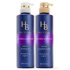 Hair Biology Biotin-Infused Purple Shampoo And Conditioner Set For Grey Hair, An