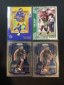 Cam Akers Rc + Terrell Lewis Rc Prizm + Rams - Picture 1 of 2