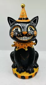 Halloween Cat Statue New - Bild 1 von 9