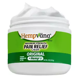 Hempvana Original Pain Cream, Maximum Strength - Picture 1 of 9