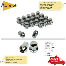 32PCS 9/16-18 CHROME FACTORY STYLE WHEEL LUG NUTS FOR DODGE AND RAM MODELS