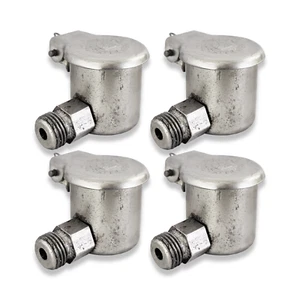 1" SPRING OIL CUPS STRAIGHT 1/4 BSP FITTING SET OF 4 OIL CUPS RDGTOOLS - Picture 1 of 2