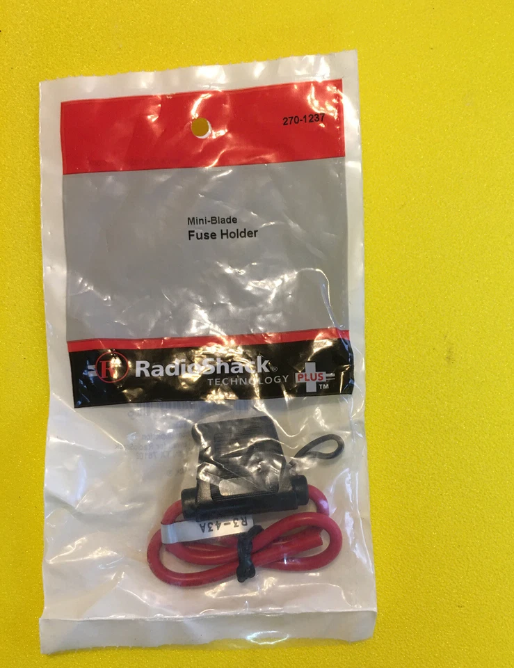 Radioshack 30A 12/24 В постоянного тока мини лезвие в линию держатель предохранителя No 270-0015 - Изображение 1 из 2