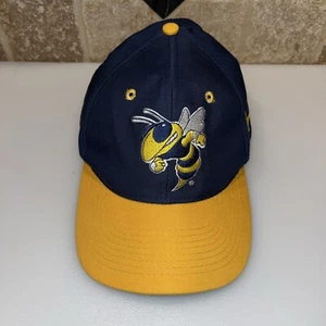 The Game Georgia Tech Yellow Jackets GT Baseball Cap Fitted Hat Men Size 7 VTG - Picture 1 of 10