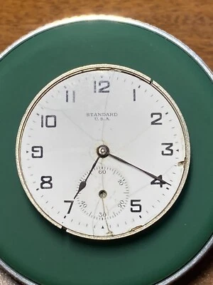 New York Standard 12s Pocket Watch Movement Grade 171 - RUNNING - Image 1 of 2