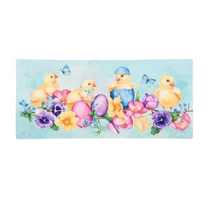 "HAPPY EASTER" SPRING HAS HATCHED EVERGREEN SASSAFRAS SWITCH MAT NEW FOR 2025 - Picture 1 of 2