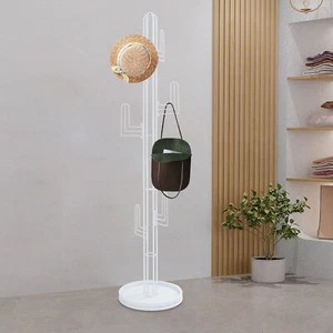 Clothing Rack Stand, Freestanding Coat Rack, Cactus Shape Clothing Stand - Picture 1 of 13