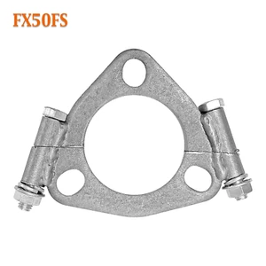 FX50FS 2 1/8" 2.125" ID Exhaust Flange Triangle Split Repair Replacement - Picture 1 of 3