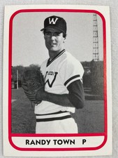 1981 Waterbury Reds-TCMA Minor League Baseball Card#10-Randy Town