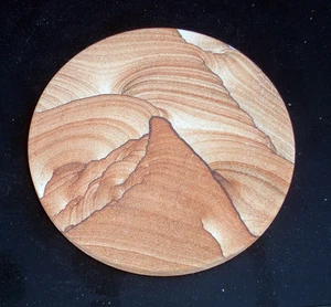 Western Lodge Cabin Decor Sedona Sandstone Coasters Set of 4 MADE IN THE USA - Picture 1 of 1