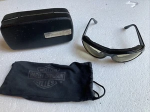 Harley Davidson Foam Profile Sunglasses w/ hard Case Cloth sleeve 65 18 140 - Picture 1 of 14