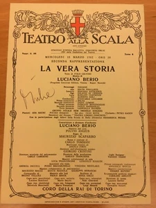 Locandina firmata da Milva - Foto 1 di 1