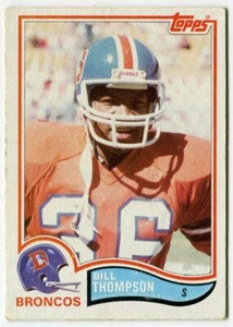 1982 Topps #88 Bill Thompson Denver Broncos - Picture 1 of 2