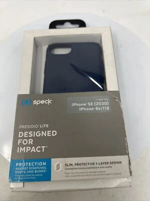 NEW SPECK APPLE IPHONE SE 3RD 2ND GEN IPHONE 8 7 CANDYSHELL BLUE LITE CASE - Image 1 of 3