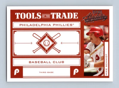 2004 Absolute Memorabilia #TT-102 Mike Schmidt Tools of the Trade Red 100/200 - Image 1 of 2