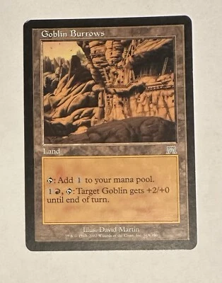 Goblin Burrows Onslaught Regular LP MTG - Image 1 of 2