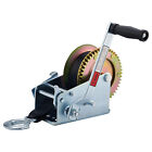Hand Winch 3200Lbs/1361Kg 8M Boat Car Trailer 4Wd Recovery Rope Strap Heavy Duty