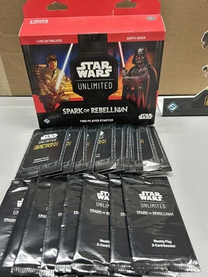 Star Wars: Unlimited TCG Spark of Rebellion Juego de inicio para dos jugadores con 20 promociones Foto 1 de 4