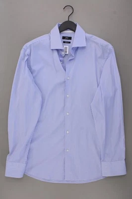 ✨ BOSS by Hugo Boss camicetta per uomo taglia Hemdgröße 43, XL, 54 rigato blu ✨ - Immagine 1 di 4