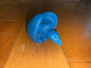 Fisher Price Vintage Little People Zoo #916 Blue Vulture Bird Figure - Picture 1 of 4