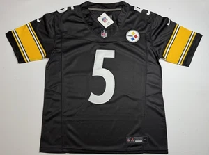 Maglia Grande Jalen Ramsey #5 Vapor FUSE Nera Elite Qualità Steelers - Foto 1 di 11