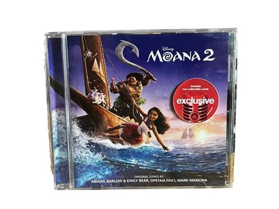 Disney Moana 2 CD 2024 Exclusive Soundtrack Animation Walt Disney - Image 1 of 2