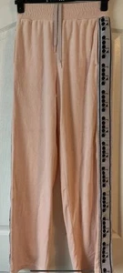 DIADORA Womens Fleece Tracksuit Pants Size Small Peach New With Tags - Picture 1 of 4