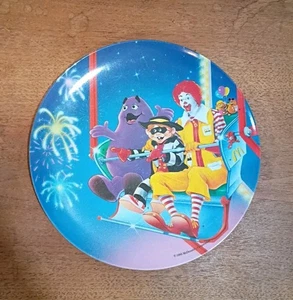 McDonald's 1993 Melamine Plastic Collector's Plate Ronald Mcdonald Hamburgler - Picture 1 of 6