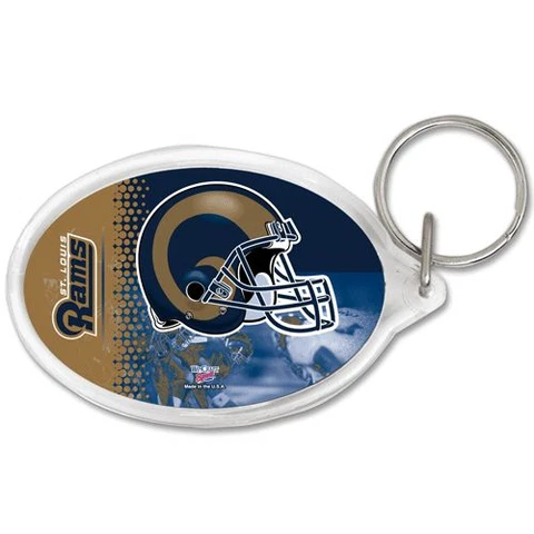 ST. LOUIS RAMS WINCRAFT ACRYLIC KEY RING BRAND NEW FREE SHIPPING Cover