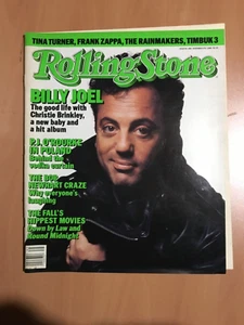 Rolling Stone Magazine #486- Nov.6, 1986- Billy Joel -no mail label - Bild 1 von 2