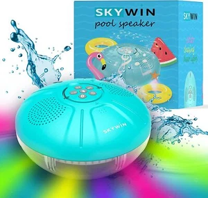 Skywin Hot Tub Altoparlanti e altoparlanti - Luce discoteca galleggiante impermeabile IP... - Foto 1 di 9