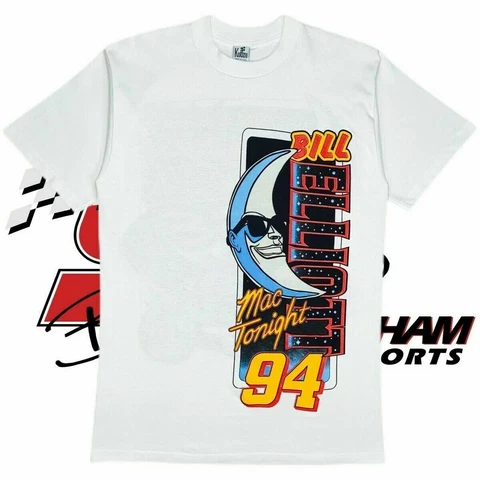 Vintage Bill Elliott Mac Tonight MCDONALDS NASCAR T-Shirt 1997 Gildan Tee Cover