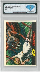 1962 Topps Mars Attacks TRAPPED!! #30 💎 DSG 5 EX - Picture 1 of 2