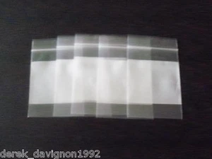 100 3"x4"small white block recloseable zip bags 4mil HEAVY DUTY - Picture 1 of 1