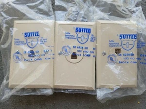 3 Suttle Block Connector Surface Mount Type Mounting Telephone Jacks 625B-50 - Picture 1 of 4