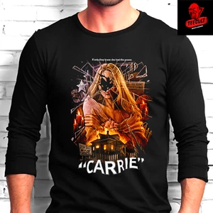 Camiseta Carrie Retro Película de Terror Manga Larga Unisex Terror S–3XL 🎃 - Imagen 1 de 8