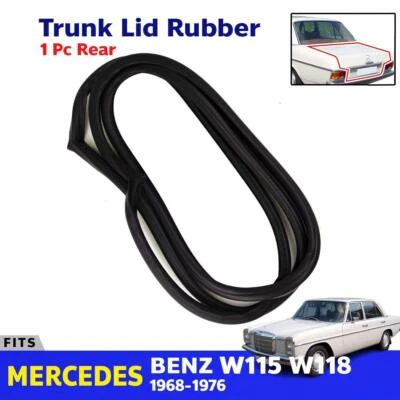Trunk Lid Luggage Rubber Weatherstrip Fits Mercedes Benz W115 W118 4D 1968-76 Foto 1 de 4