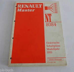 Manual De Taller Electricidad Esquemas Eléctricos Renault Master Modelo 1993 - Imagen 1 de 1